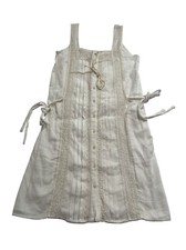 SPELL & The Gypsy Jolene Lace Mini Dress in Antique White