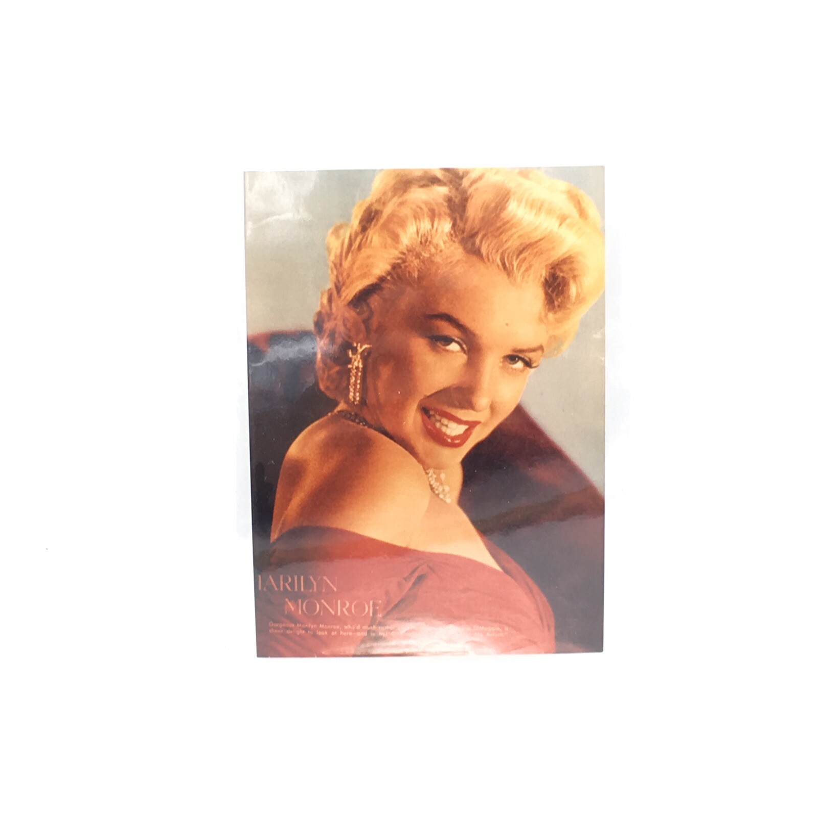 Marilyn Monroe 3x5 Close Up Photo In Red Dress Picture | eBay
