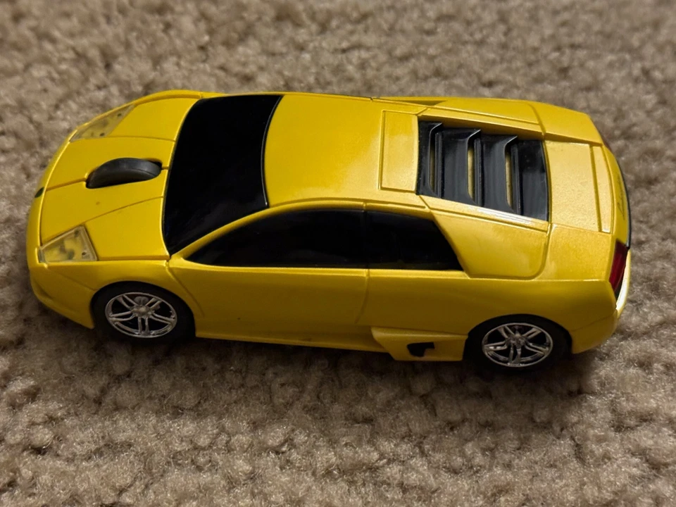 Used Working Road Mice Yellow Lamborghini 2.4G RF Wireless Mouse *FREE SHIPPING* - Image 2 of 4