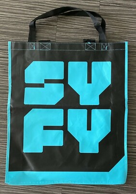 2017 SDCC Promo Blue SYFY Network Logo Swag Bag New Comic 