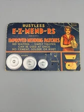 VINTAGE RUSTLESS E-Z-MEND-RS PATCHES FOR  POTS & PANS MINT ON CARD
