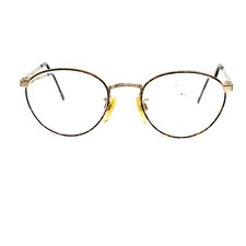Luxottica 402 Eyeglasses Frame Women's Gold Metal Full Rim 47-17-135 H18100