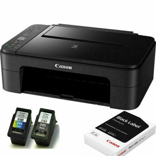 Canon PIXMA TS3150 / TS3355/ TS3450 All-In-1 Inkjet Wi-Fi Printer + Inks + Paper - Picture 1 of 4