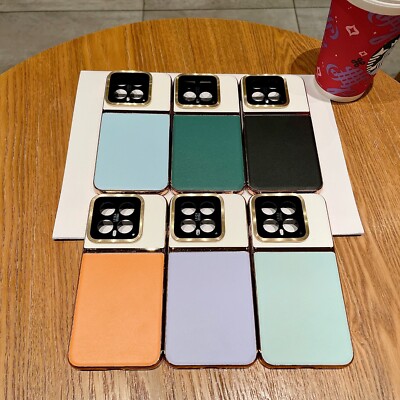 Plating PU Leather lens protection Back case For Huawei P60 P50 Pro / P60 P50 4G