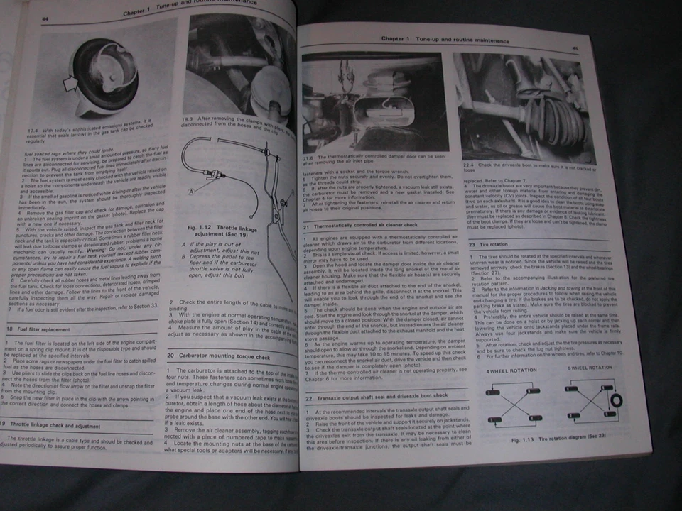 MANUAL DE SERVICIO DE REPARACIÓN (TALLER) HAYNES - 1983-1990 MAZDA 626 y MX-6 - #1082 Foto 3 de 3