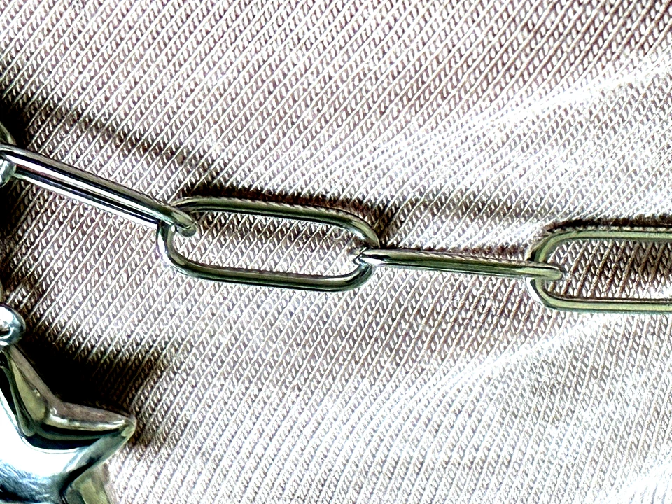 CADENA CLIP ORO BLANCO 14K ETERNA CON PULSERA CON DIJE ESTRELLA (M4742G-52) Foto 3 de 4