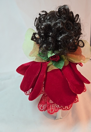 Marie Osmond Tiny Tot Porzellanpuppe Fee Fiona Rose Bud Limited Edition 2008 - Bild 3 von 8