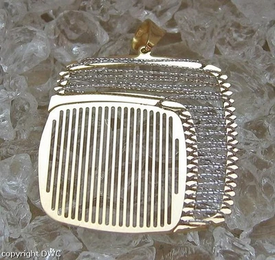 Anhänger in aus 18 Kt 750 er Gold für Kette Filigran Länge 37 mm Fein - Bild 1 von 4