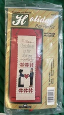Traditions Holiday Bell Pull Kit Cross Stitch Christmas Is for Sharing READ!!
