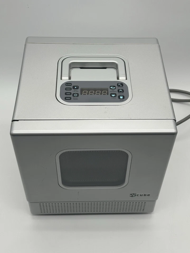 Casa rodante iWave iCube IW600WHT portátil mini horno microondas 600 W,3 CU FT 12x10,5" dormitorio Foto 4 de 4