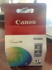 OFFICIAL Canon PIXMA Series Tri-Color Genuine Ink Cartridge (CL-41) New
