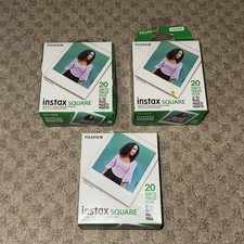 3x Triple Pack (60 Prints) Fujifilm instax Square Instant Film for SQ6 SQ10 SP3