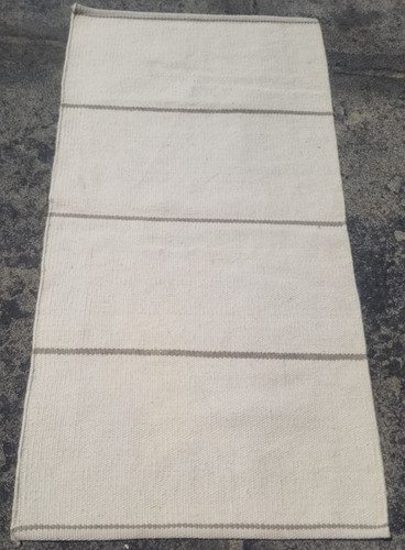 Vintage Traditional Handmade Beautiful Striped Kilim Floor Rug Carpet 152x79 cm