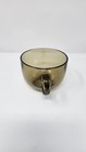 Vintage Lot (3) Luminarc France Jumbo Eclipse Mug 20 oz - Amber Glass Cup 600 ml — photo 9