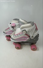Kuxuan Girls Multicolor Sports Racing Adjustable Roller Skates Size Medium