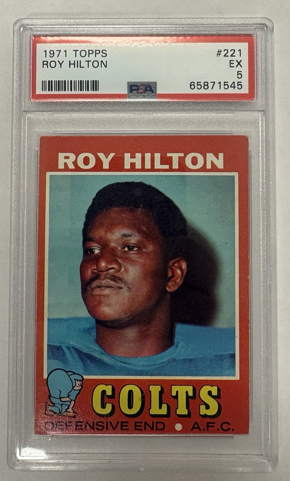 1971 Topps TOPPS #221 Roy Hilton front