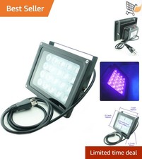 110V 20W UV LED Flood Light Blacklight for Aquarium Fishing Curing Glow