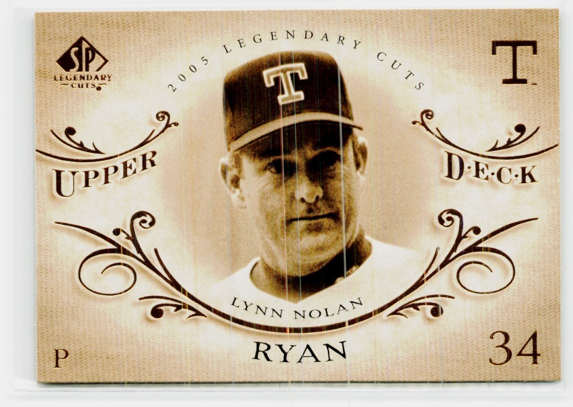 2005 SP Legendary Cuts A Nolan Ryan #57 0 Texas Rangers