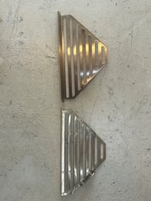 Pair of hansgrohe corner basket shelf stainless steel- New open box
