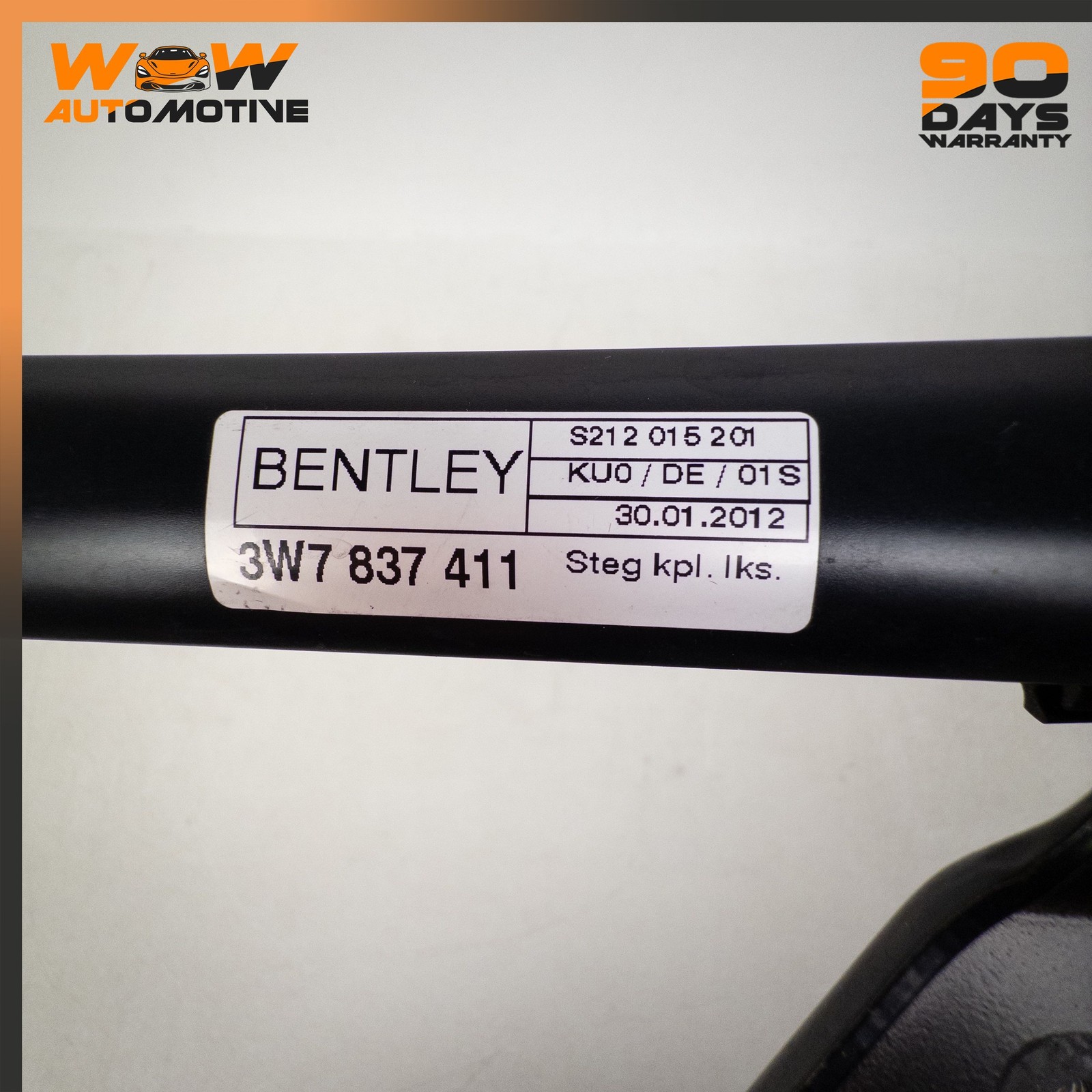 10-18 BENTLEY CONTINENTAL GTC FRONT LEFT DOOR QUARTER VENT WINDOW GLASS OEM
