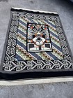 Latin American Flat Weave Wool Rug Mayan/Aztec Zapotec Large 65.5” X 93.5”  — photo 10