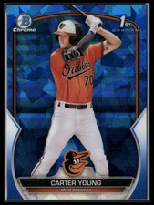 2023 Bowman Chrome Sapphire Edition #BCP-183 Carter Young Prospects
