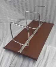 Mid Century Modern Vinyl Record Holder Counter Top Rack Stand LP Retro-Future