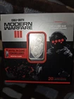 PAMP Call of Duty Modern Warfare III 1 oz .999 Silver Bar - Sealed Box