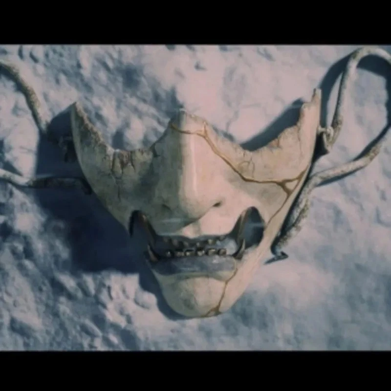 Ghost of Yōtei Cosplay Mask – Halloween Samurai Resin Face Cover | Decorative Co - Image 4 of 4