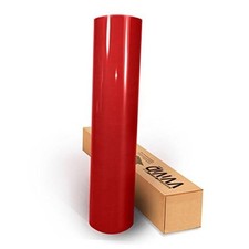 Red Gloss 60 Inches x 1 Foot Car Wrap Vinyl Roll with Air Release 1ft x 5ft