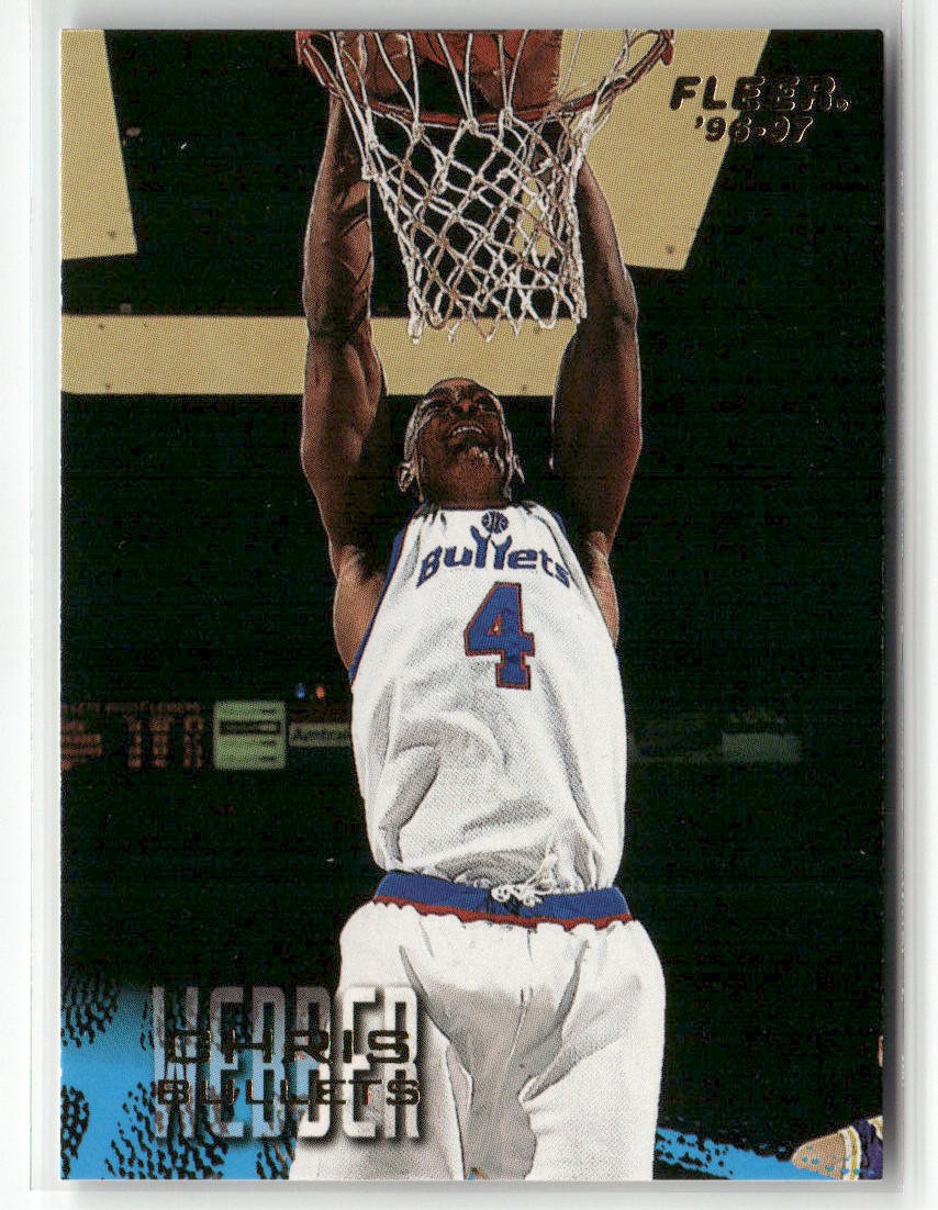 1996-97 FLEER #119 CHRIS WEBBER WASHINGTON BULLETS