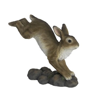 Esschert Design 37000298 29.4 x 14 x 19.8 cm Ployresin Jumping Hare Figurines