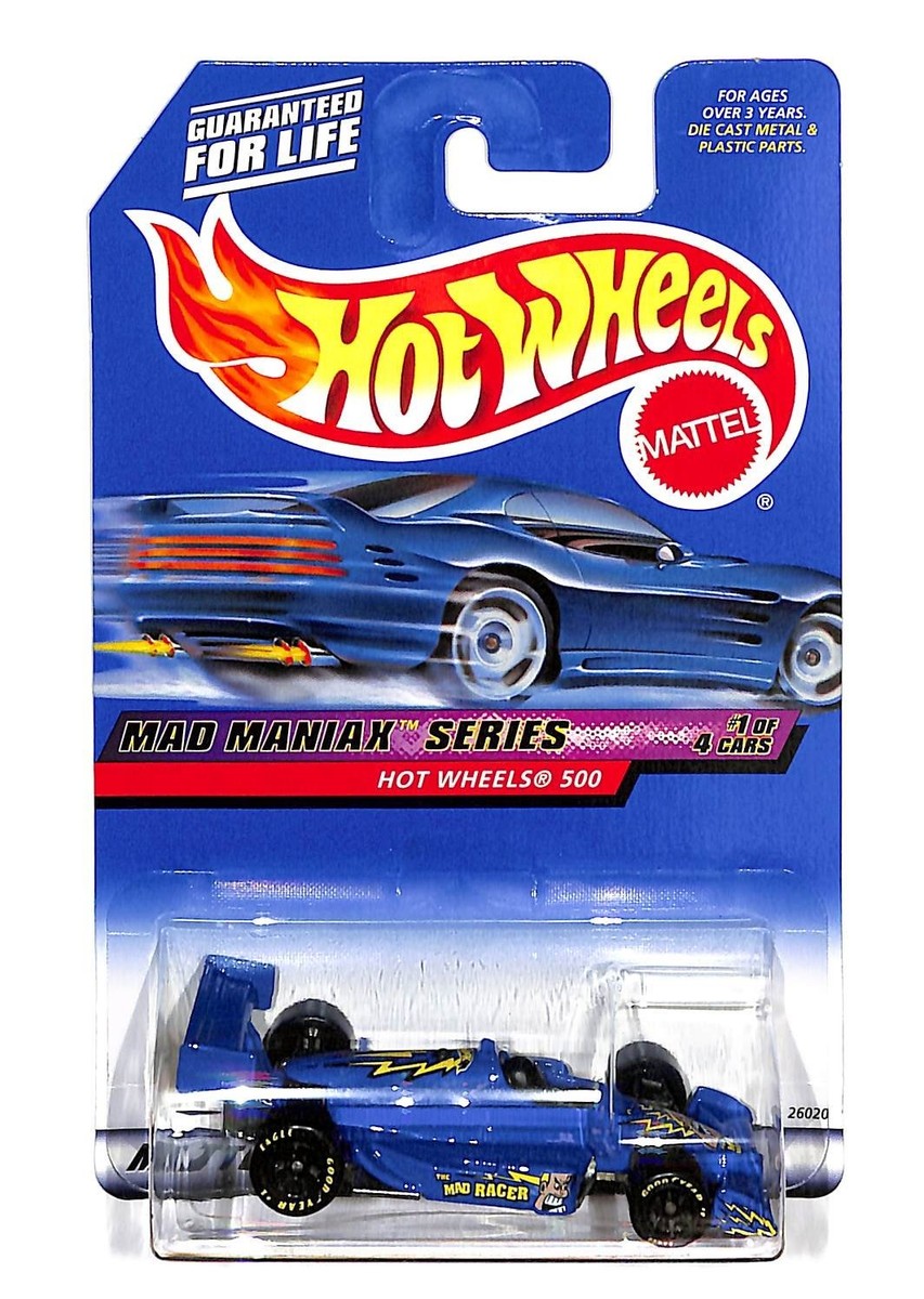 Hot Wheels Mad Maniax Series Hot Wheels 500 1/4 Blue | eBay