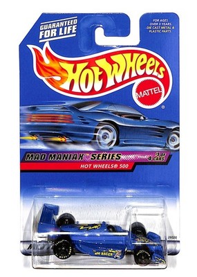 Hot Wheels Mad Maniax Series Hot Wheels 500 1/4 Blue | eBay