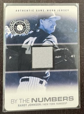 2005 Fleer Patchworks - By the Numbers Randy Johnson #BTN-RJ Die-Cut Jerseys...