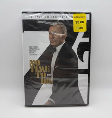 No Time to Die DVD 2-Disc Collector s Edition Daniel Craig James Bond 007 NEW