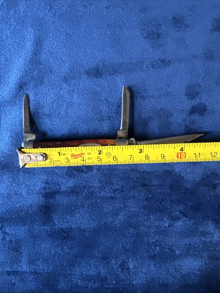 CASE XX  -  6333 - RED BONE - STOCKMAN - KNIFE  -  c. 1945 OLD VINTAGE KNIFE - Image 2 of 4