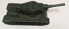 Ideal 81 Tank Olive Drab Plastic Vintage 1960s Playset Military Vehicle Toy