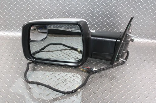 20-23 RAM *SCUFFS* Ivory White Driver Side Left LH Power Door Mirror Blind Spot