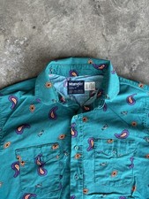 Vintage 80s 90s Wrangler Western Shirt Aztec Made In USA Men's Size Large 16.5