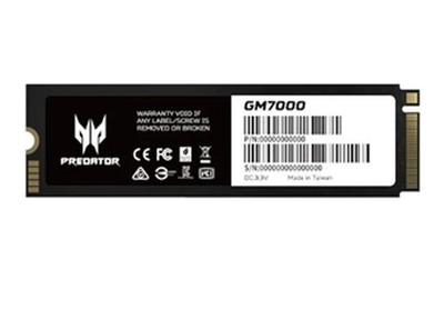 Acer Predator GM7000 2TB NVMe Gen4 Gaming SSD, M.2 2280, Up to 7400MB/s
