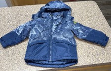 SNOZU Toddler Boys Size 2T Winter Hooded Coat Jacket Kids Outerwear Blue