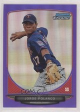 2013 Bowman Chrome Prospects Purple Refractor 168/199 Jorge Polanco #BCP212 x5u