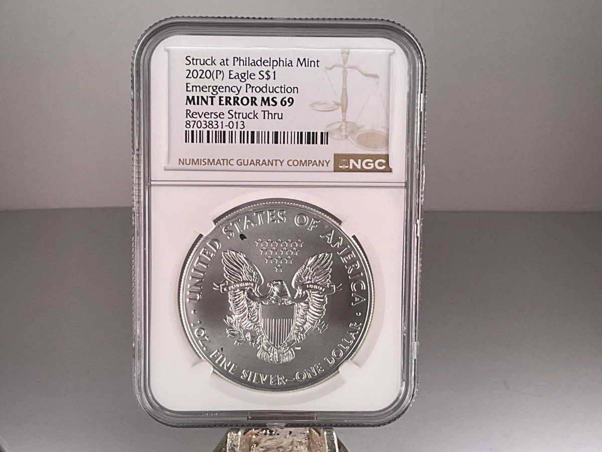 American Eagle MS 69 Graded 2020 Silver Bullion Coins for sale | eBay