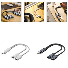 USB C OTG Adapter for Fast Data Transfer and 100W Power Delivery Charging