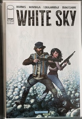 White Sky 1 CVR A Jean Paul Mavinga William Harms Image NM Ships in a Toploader