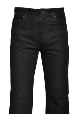 Herren ederhose Lederjeans  aus echtem Nubuk Ledergr;sse 30 inch 