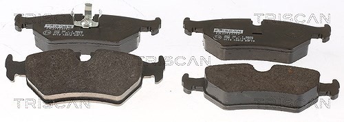 Triscan Bremsbelagsatz, Scheibenbremse Hinterachse U.A. FüR Daimler, Jaguar-image