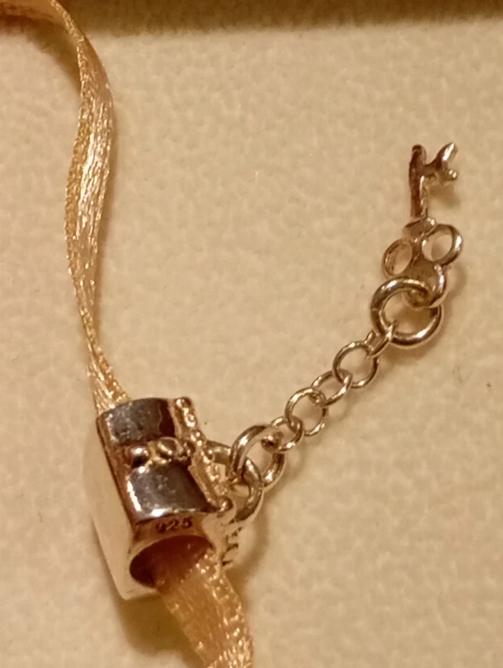 925er Silber Charm Tresor, Clip Glitzer/Pandora kompatibel, Anhänger Steinbock - Bild 3 von 4