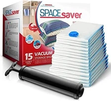 15 Variety Pack Spacesaver Vacuum Storage Bags Comforters, Blankets, Clothes NEW